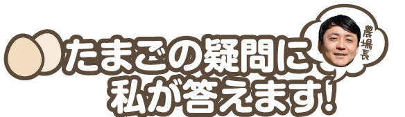 たまごの疑問に私が答えます！